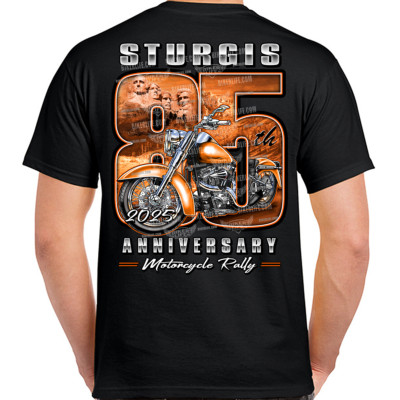 2025 Sturgis Motorcycle Rally 85th Scene Limited Edition T-Shirt No Harley