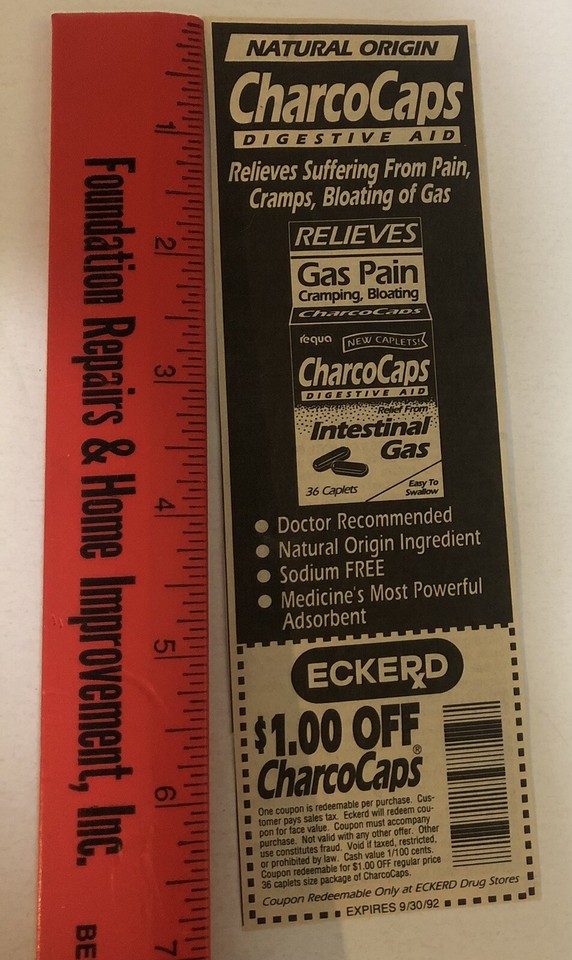1992 Eckerd Charco Caps Vintage Print Ad pa27 eBay