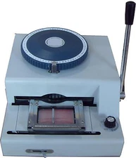 2 In 1 75CE Characters Manual PVC Card Embosser Machine + Indent Print Machine