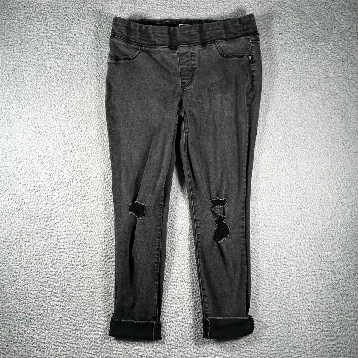 Denim Distressed Rockstar Jeggings Black Old Navy Denim Pants