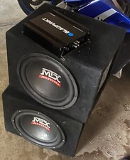 MTX TNP212D2 Terminator Dual 12 inch 300W RMS Subwoofer