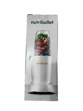 NutriBullet Blender Smoothie Maker White Includes 24 Oz Cup & To-Go Lide