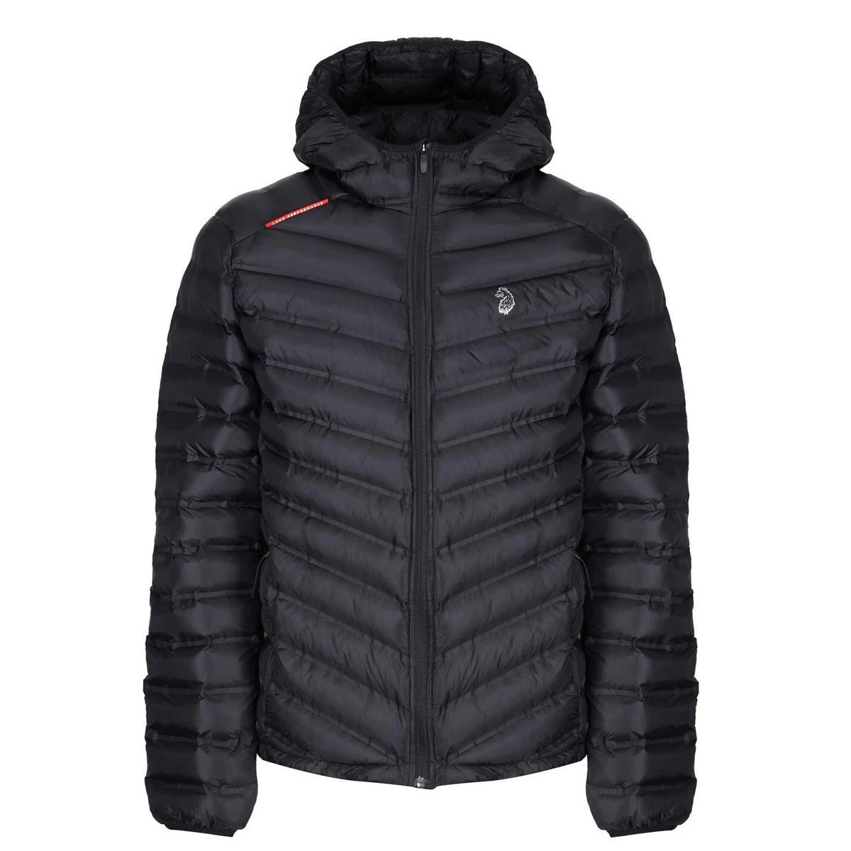 Luke Sport Mens Jacket Puffer Lightweight Coat Top Long Sleeve