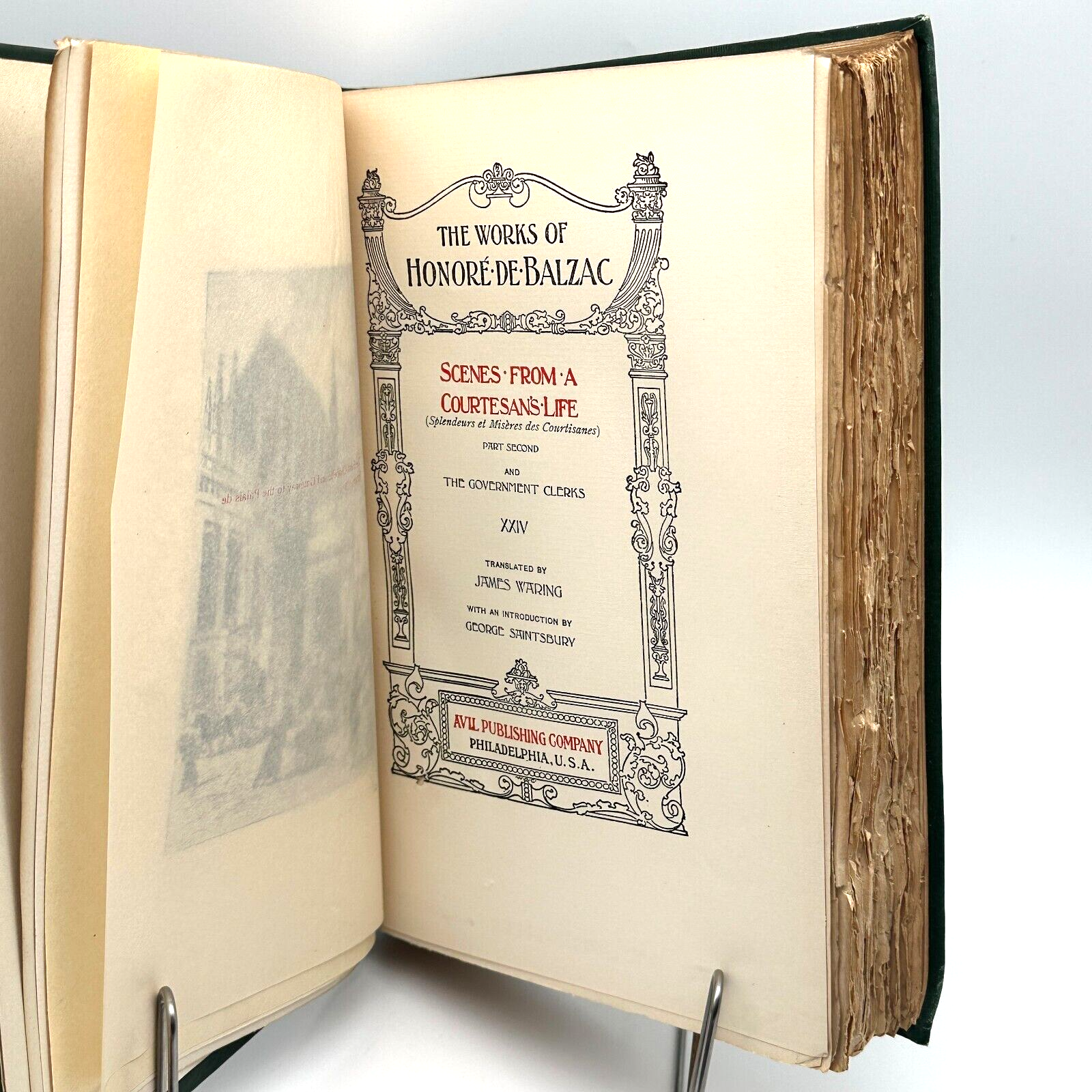 Rare 1901 Balzac A Courtesan’s Life Connoisseur Edition Limited XXIV