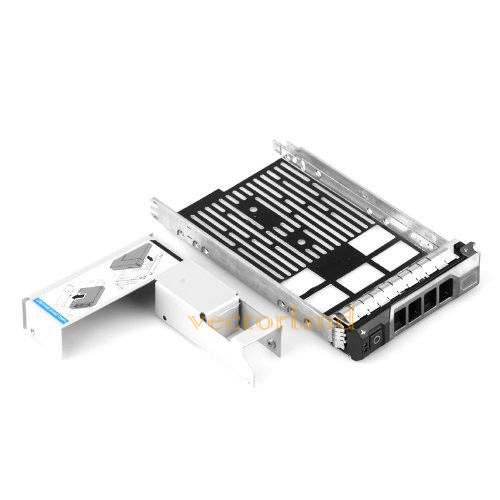 2x 2.5" Adapter Bracket for Dell 3.5" F238F SAS/SATA Hard Drive Tray Caddy vd - Afbeelding 10 van 11