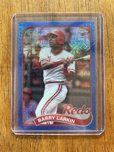 2024 Topps Silver Pack #T89C-10 BARRY LARKIN Blue Mojo Refractor 013/150