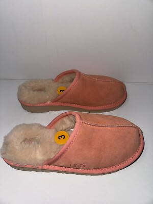 New Authentic UGG Little Kids Keegan Slide Slipper Peach Size 3 | eBay display picture 1