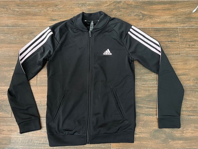 adidas women's slim jacket black