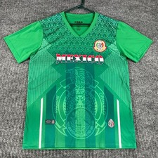 Mexico National Football Team Shirt Mens 2XL XXL Green Short Sleeve Rass Sport