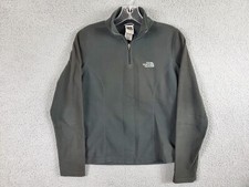 The North Face Quarter Zip Fleece Jacket Women's Size Small Pullover Black