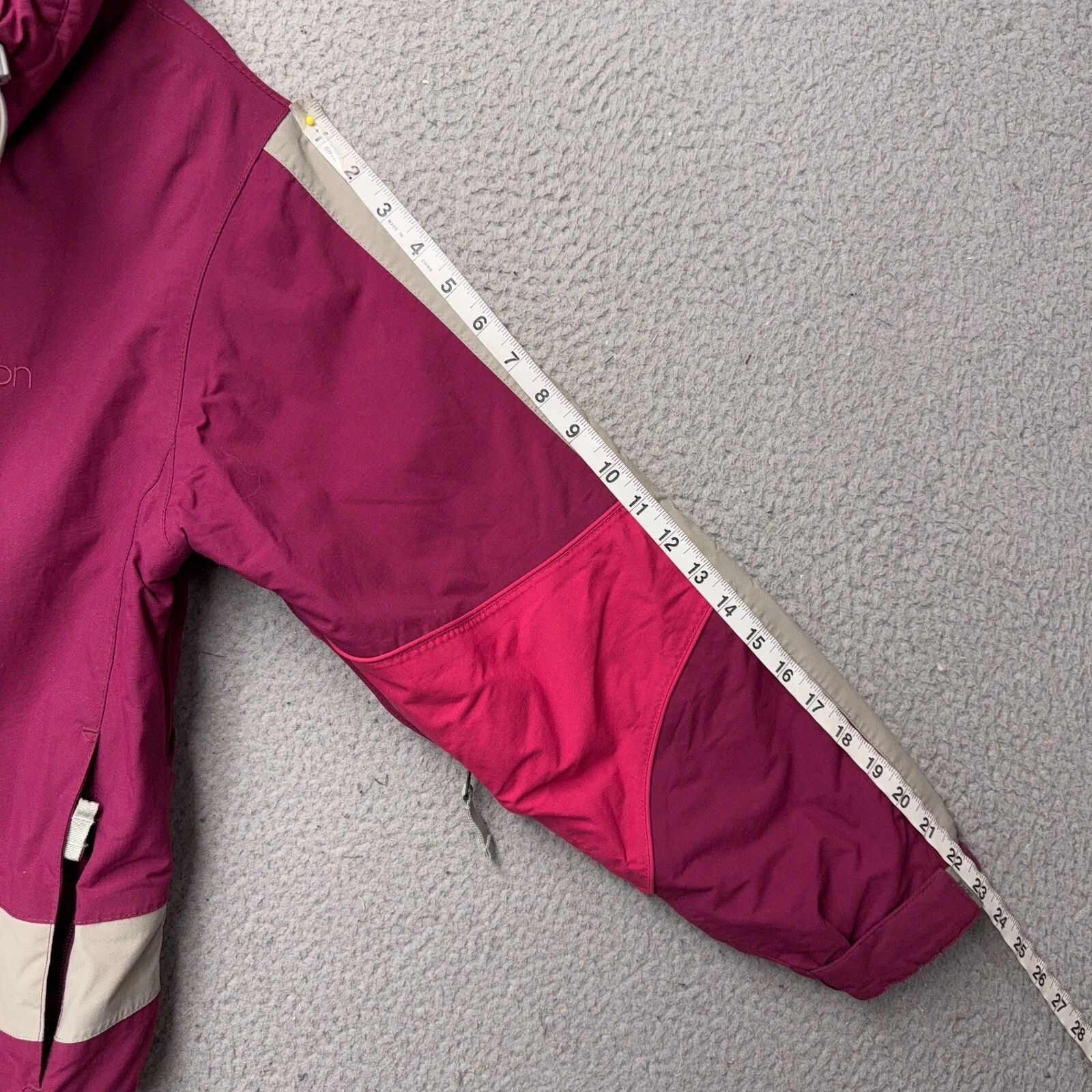 burton full zip insulated ski outdoor jacket