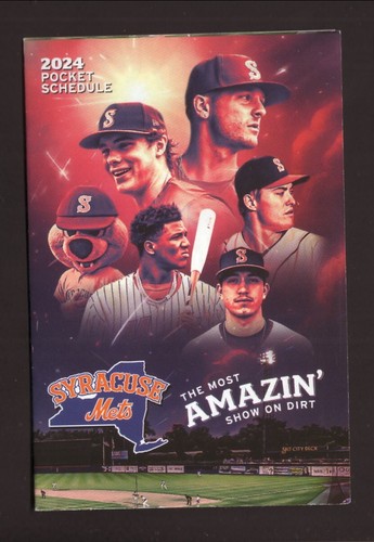 Syracuse Mets 2024 Pocket Schedule Saranac Embassy Suites
