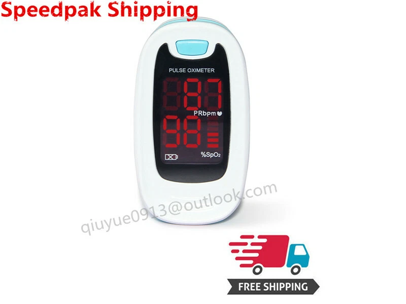 Oxímetro de pulso de dedo LED Oxígeno en sangre SpO2 PR Monitor de ritmo cardíaco 100 un. FDA de EE. UU. Foto 2 de 4