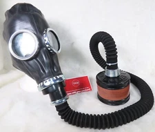 Gas Mask Black FETISH HOOD GLASS EYES, BDSM. Rubber Fetish. Latex Fetish, horror