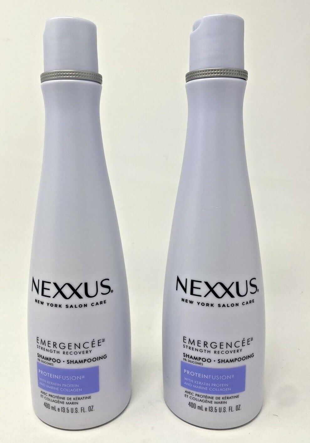 2 Nexxus Emergencee Strength Recovery Shampoo 13.5 oz Keratin Protein Fusion