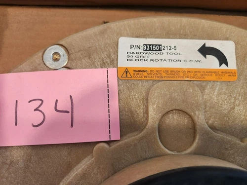 DIAMABRUSH 15" HARDWOOD TOOL 6-50 GRIT BLADES w/NP-9200 PLATE #931501212 - product listing photo