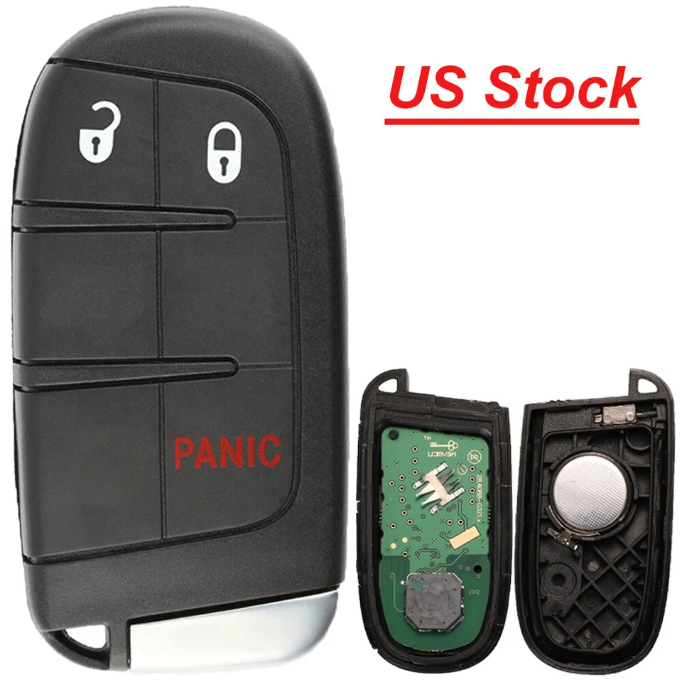 2 Para 2011 2012 2013 2014~2017 Dodge Journey Mando a Distancia Coche Llavero + 1 Nuevo Kit Herramienta Foto 3 de 4