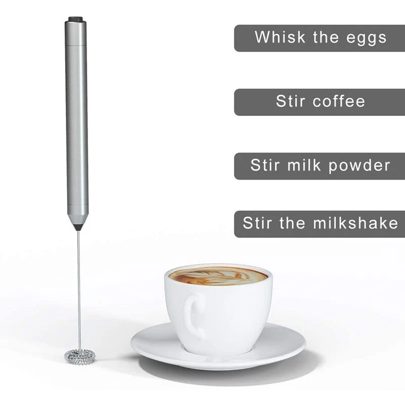 Milk Frother Handheld Battery Operated Mixer Electric Foam Maker for4958 Milk Frother Handheld Battery Operated Mixer Electric Foam Maker for4958