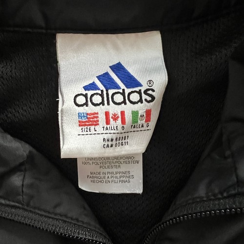 Vintage 90's Adidas Full Zip Windbreaker Jacket Men’s Size L Large - Picture 7 of 10