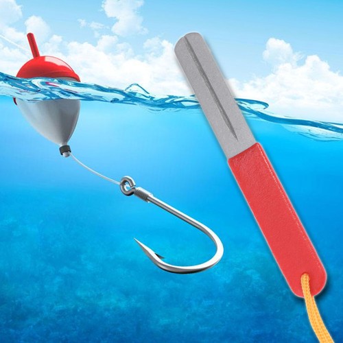 Fish Hook Sharpener Outdoor Fishing Gear Supplies Sharpening Grooves File US - Picture 8 of 8