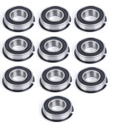 10-Pack 6204-2RS NR EMQ Premium Sealed Ball Bearing with Snap Ring