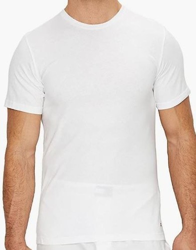 3 TOMMY HILFIGER SLIM FIT ROZMIAR MEDIUM BIAŁE PODKOSZULKI OKRĄGŁY DEKOLT - Zdjęcie 16 z 22