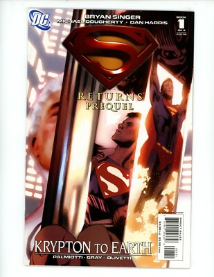 Superman Returns Krypton to Earth #1 2006 VF+ Bryan Singer Adam Hughes