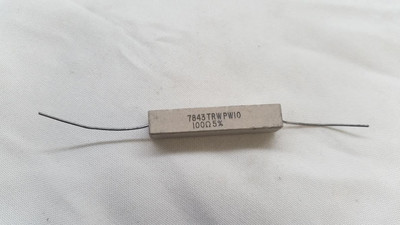 5 PIECES Ceramic Resistor 100 R 10W 100R Ohms 10 watts 10 W USA FREE SHIP