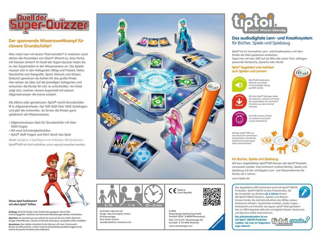 Thumbnail - Ravensburger 008339 Tiptoi® Duell Der Super-quizzer Neu Ovp ,