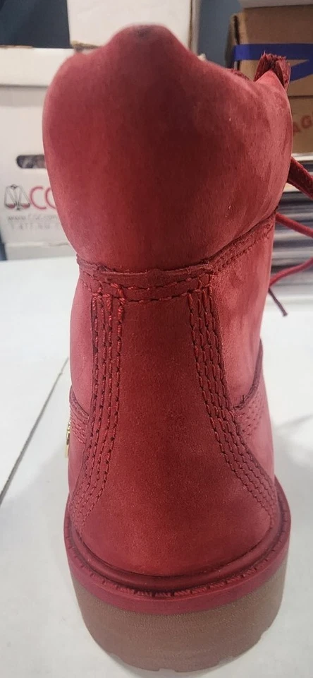 Timberland 6 Inch Premium Boot Dark Red TB0A42QR SIZE 13.5 Y  - Image 4 of 4