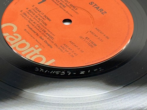 1976 STARZ Self Titled S/T Vinyl ST-11539 Capitol Records 12” READ THE NEW BABY - Picture 11 of 16