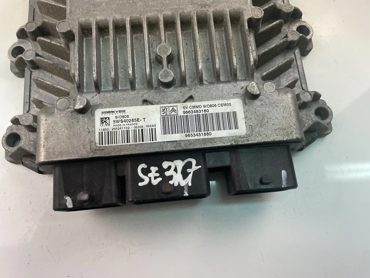 SE327 CITROËN Engine Control Unit ECU 9663483180 9653451880 | eBay