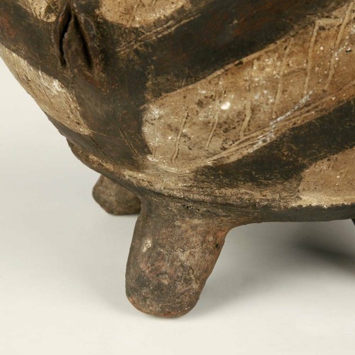 CEREMONIAL VESSEL TERRA COTTA AZANDE CENTRAL AFRICAN REPUBLIC EARLY 20TH C. - Picture 12 of 12