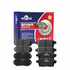 Front &Rear Ceramic Disc Brake Pads Fit For 2007-2009 Ford Edge Lincoln MKX  AWD