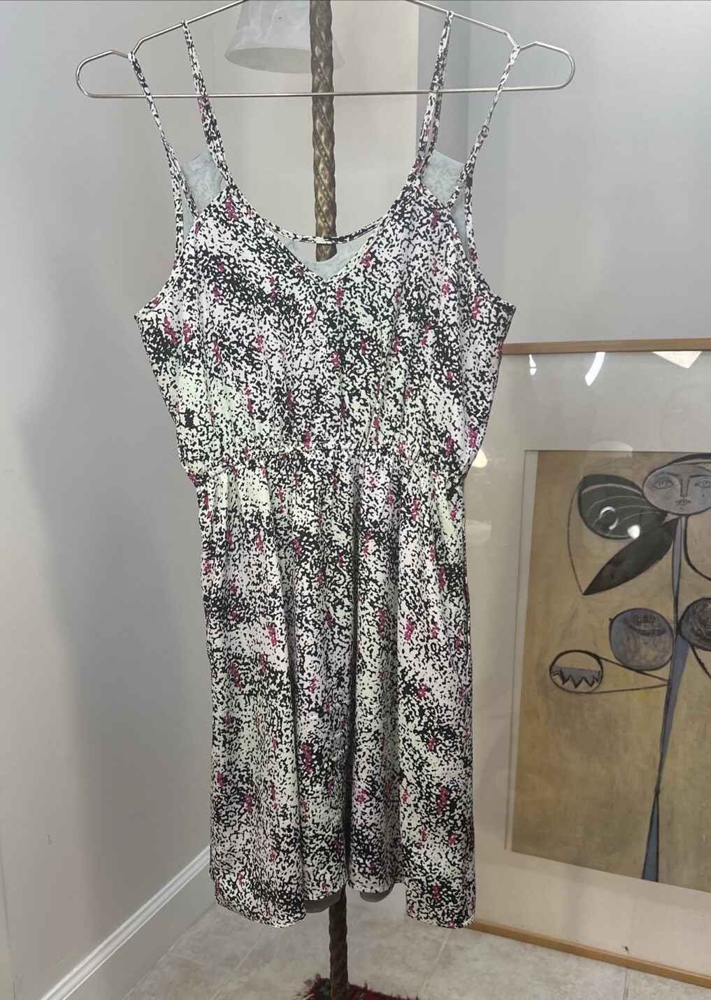 BCBGeneration Sleeveless Spaghetti Strap Berry Mu… - image 2