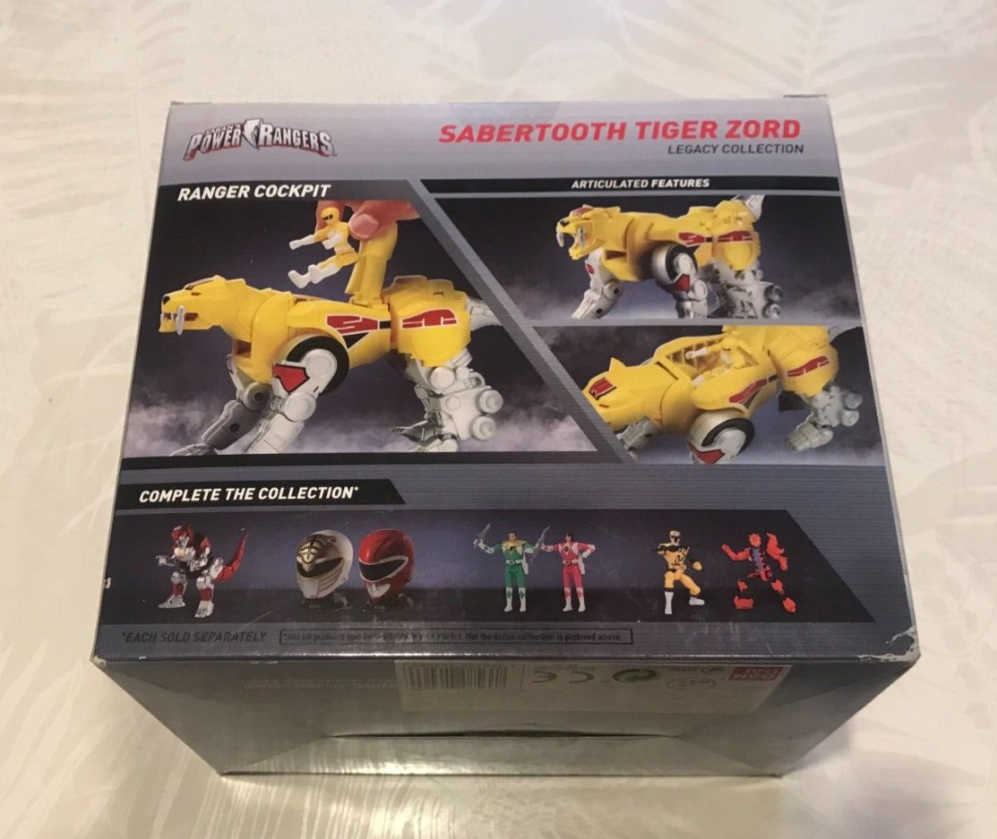 Mighty Morphin Power Rangers SABERTOOTH TIGER ZORD Action Figure