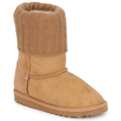 LOVE FROM AUSTRALIA CARAMEL GIRLS COZI SHEEPSKIN BOOTS UK SIZE UK 6 EU 23 NEU