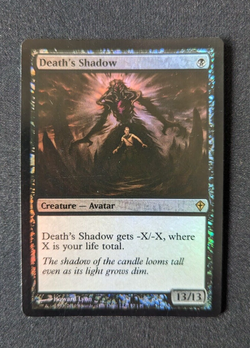 Magic Mtg FOIL Worldwake Death's Shadow near mint | eBay
