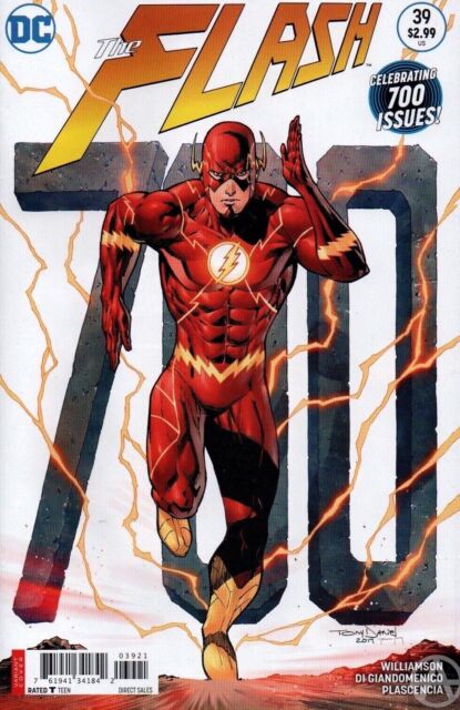 The Flash Rebirth #39B - Variant - 700 Cover First Print NM DC 2016