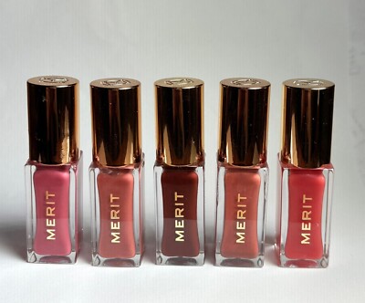 Merit Shade Slick Tinted Lip Oil - Full Size 0.23 oz  - WHITHOUT BOX