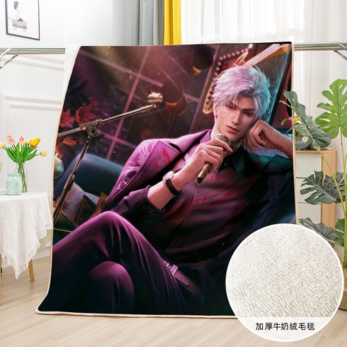 Love and Deepspace Anime Cloak Two-sided Plush Throw Blanket Cospaly Cartoon - Picture 31 of 31