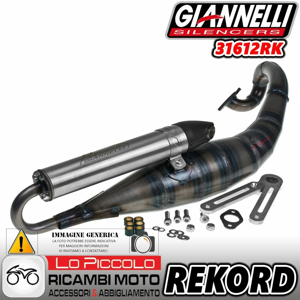 RECORD GIANNELLI MINARELLI YAMAHA AEROX 50 MBK NITRO MUFFLER 1995 - 2011