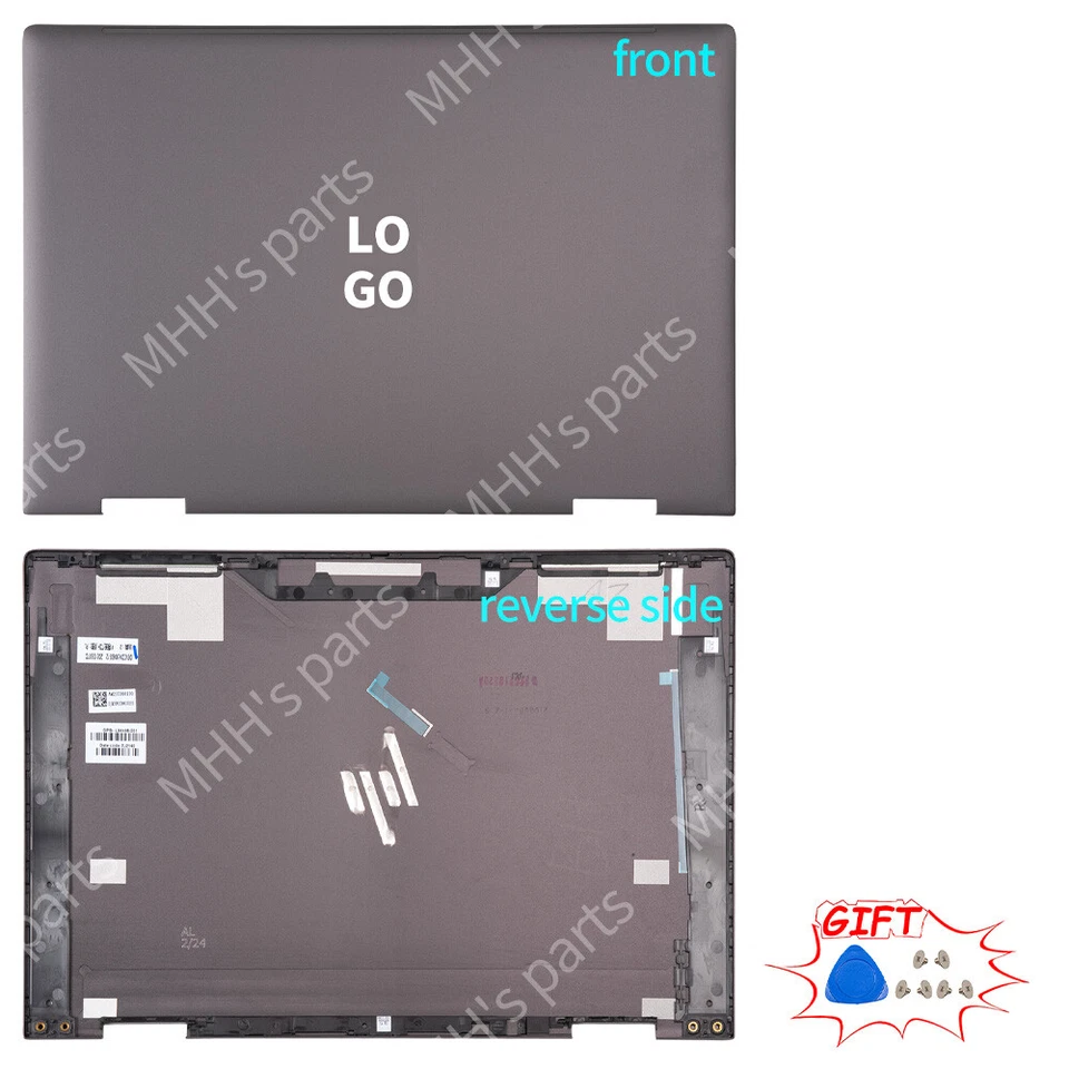 Nuevo para HP ENVY X360 13-AY TPN-C147 L94498-001 LCD cubierta superior reposamanos inferior Foto 2 de 4