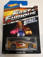 Fast  Furious Hot Wheels Lot   9 Cars   Supra, Charger, GT-40, 350Z, WRX