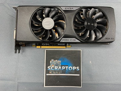 EVGA SSC NVIDIA GeForce GTX 960 2GB GPU 1xHDMI 3xDisplayPort 1xDVI #109146