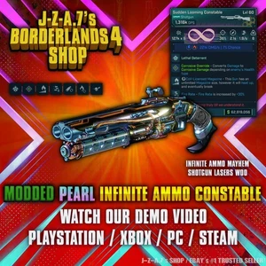 Borderlands 4✨ MODDED 1M+ PEARLESCENT CONSTABLE SHOTGUN AR BL4 ✅PC-PS-XBOX✨