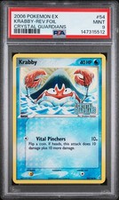2006 POKEMON EX CRYSTAL GUARDIANS #54 KRABBY-REVERSE FOIL PSA 9 on eBay