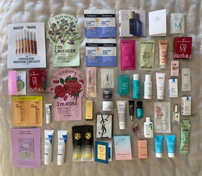 47pc Luxury Beauty Gift Set   High-End Sample Lot   Stocking Stuffers Sephora