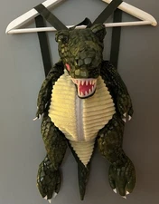 Adventure Planet T Rex Dinosaur Backpack Bag Plush Green Tyrannosaurus 20" I40*