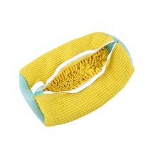 Durable Shoe Washing Machine Bag for All Shoe Types-Yellow with Blue Zipper,Idea